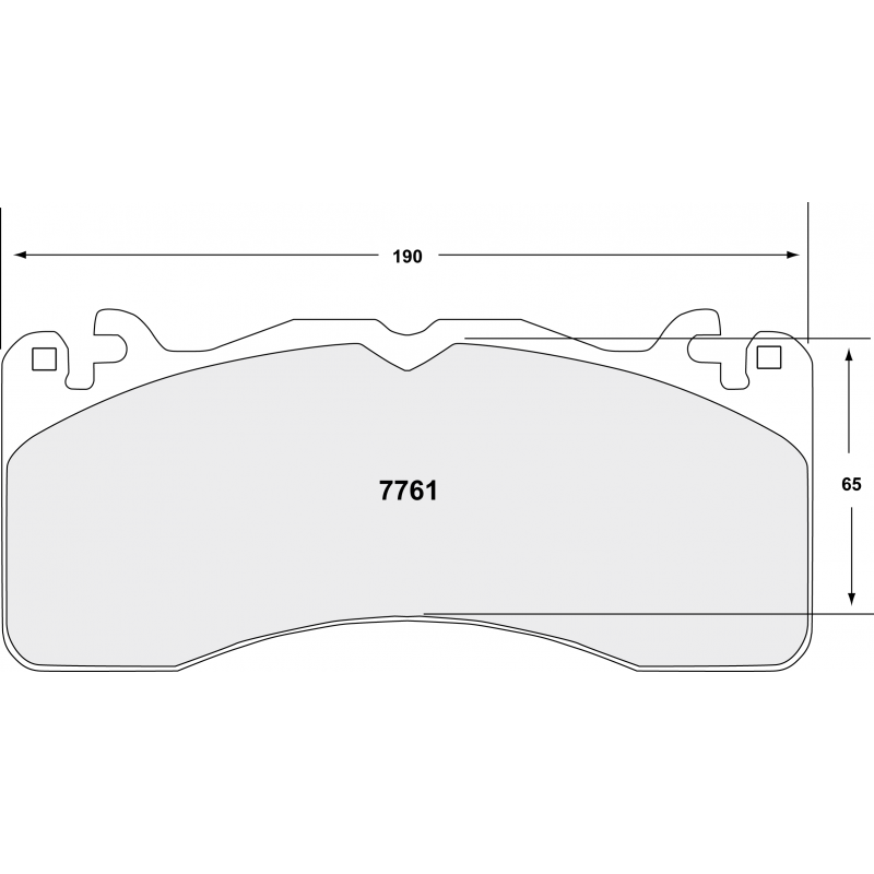 Fast road / track day compound. Street brake pads - Ford Mustang (Brembo)
Roush P-51
front pad